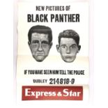 A quantity of 1960s Police / press "Wanted" posters