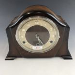 An Andrew mahogany mantle clock