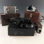 Bell & Howell Autoload, Kodak XL330 and Bolex 680 cine cameras