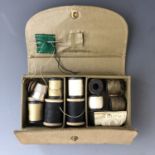 A Second World War US military sewing kit bearing the name of S Matta, USAAF