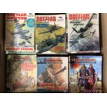 A large quantity of Commando War story books