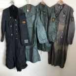 Four post-War German Police / Deutsche Polizei waterproof coats