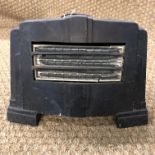 A 1930's CWS Dudley cast iron electric fire, 25 x 35 cm