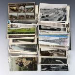 A quantity of vintage postcards featuring Blackpool, Morecambe, Fleetwood, Lancaster, Barrow etc