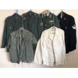 Six post-War German Police / Deutsche Polizei tunics