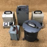 Five various vintage transformers / power supplies