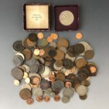 A quantity of predominantly GB coins QV - QEII, including a boxed Festival of Britain 1951 crown and