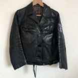 A post-War German Police / Deutsche Polizei motorcyclist's leather jacket