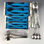 A quantity of 1960s Old Hall 'Alveston' pattern stainless steel tableware / cutlery designed by