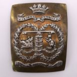 A Victorian Argyll and Sutherland Highlanders officer's shoulder belt plate