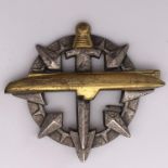 A French Navy Senior Submariner / submarine qualification badge