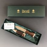A contemporary sgian dubh by Wilkinson Sword, in original packaging