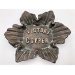 A small copper dish fabricated from the copper of Nelson's HMS Victory