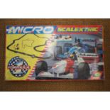 A Micro Scalextric Super Formula racing car set