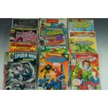 Thirty-seven Marvel Comics featuring superhero Spiderman, including issues of "The Spectacular