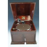 An early 20th Century HMV gramophone