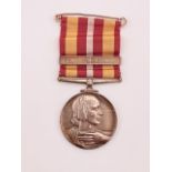 A Volunteer Medical Service Medal to Mrs Jessie Turner