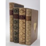 Four various 19th Century books with "prize" fine bindings