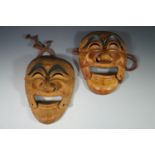 Two Korean masks