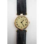 A lady's Must de Cartier wrist watch, (a/f)