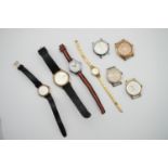 Vintage wristwatches, including Smiths "Empire", Lorus, Medana, and H. Samuel etc.