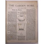 Bound issues of the Edwardian journal "The Garden Home", Vol I-II, February - October 1905