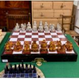 A large Chinese chess set