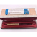 A vintage Parker fountain pen, in original packaging with instructions