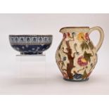 A Shelley bowl and an Indian Tree pattern jug