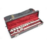 A cased Boosey and Hawkes Regent flute