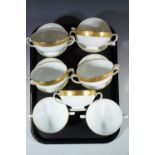 Eleven Wedgwood two-handled soup bowls