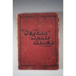 A vintage "Superb" stamp album and stamps