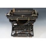 A vintage Underwood typewriter