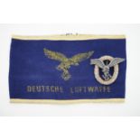 A Luftwaffe pattern pilot's badge and arm band
