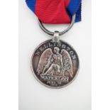A replica Waterloo medal