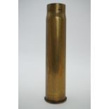 A 1917 6-pounder artillery shell case