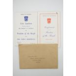 [ Autograph / Neil Armstrong ] A printed programme of the 1972 Conferment of the Freedom of the
