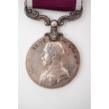 A George V Army Long Service and Good Conduct medal impressed to 3065 C/Sjt W Clark, DLI