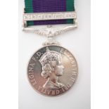 A QEII General Service medal with Northern Ireland Clasp to 23653090 Gdsm L Joseph, Gren Gds