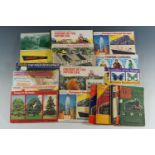 Ephemera including Brooke Bond tea card albums and ABC Railway Locomotive series booklets.