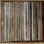 A quantity of LP records