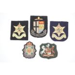 Border Regiment, Burma Star Association and other blazer badges