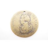 An 1814 peace commemorative medallion