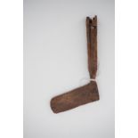 A relic antique blacksmith-made golf club / putter, 18th / 19th Century, 8 cm x 14 cm