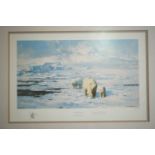 After David Shepherd (1931-2017) Two signed limited edition offset lithographic prints "Ice