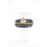 A Soviet naval peaked cap