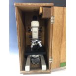 A Phillip Harris microscope