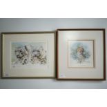 After David Shepherd (1931-2017) Two signed limited edition offset lithographic prints depicting