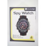 An as-new Thumbs Up! 4GB spy watch, "splash proof, with the ability to take still photographs,