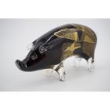 A Tweedsmuir glass pig